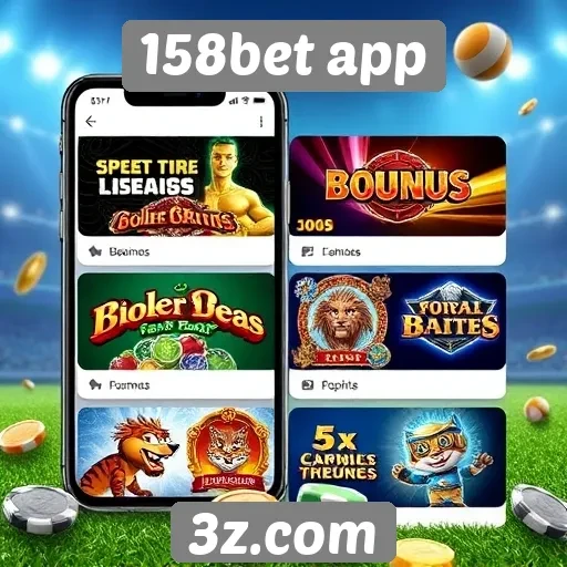 Principais jogos disponíveis no 158bet app